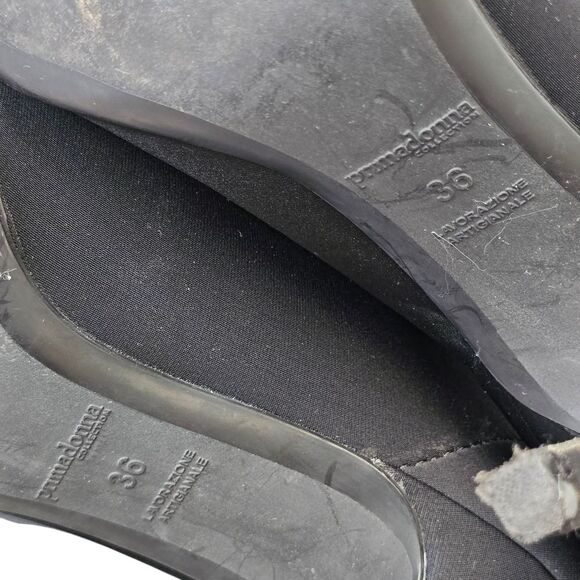 Primadonna Women's 36 Over-the-Knee Pointed Toe Tall Black Boots - Picture 10 of 16